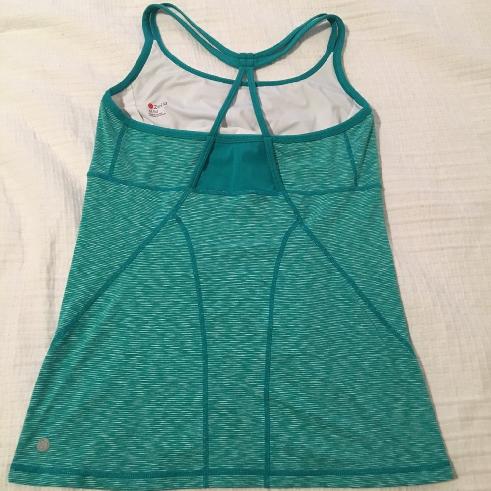Zella Green Tank Sz M - Picture 2 of 8